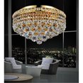 thumbnail image 3 of CWI Lighting Luminous 5 Light Flush Mount With Gold Finish, 3 of 5