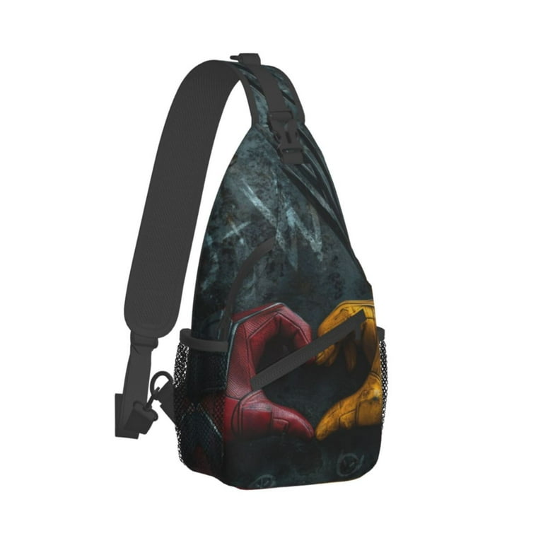 Deadpool Sling Bag Crossbody Sling Backpack For Casual Shoulder Chest Bag Women And Men Walmart