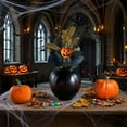 thumbnail image 1 of Ramo de rosas negras y calabazas para Halloween - Arreglo decorativo de plástico de 47 cm (18,5") para fiestas | Decoración de otoño y Acción de Gracias, 1 of 6