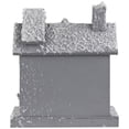 thumbnail image 5 of Northlight Lighted Snowy House Christmas Decoration - 11" - Gray, 5 of 6