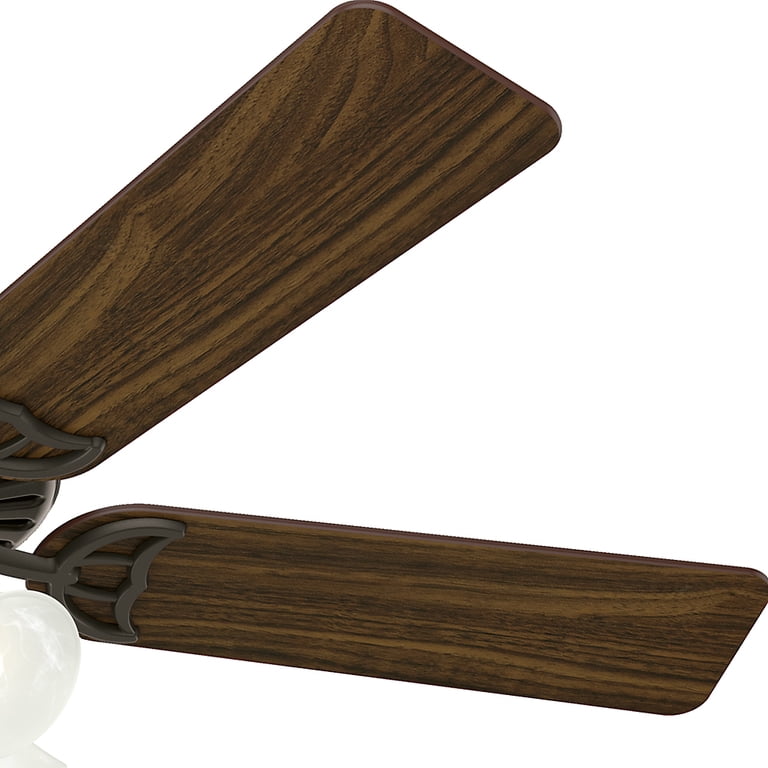 Hunter 52” Indoor Ceiling Fan With Light – Traditional New Bronze Finish – Renewed & Certified By Amazon – Quiet, Efficient Cooling