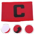 thumbnail image 1 of STRANDCHIC 2 Pcs Bande de Capitaine de Soccer Rouge Matériau de Haute Qualité Design Antidérapant pour Activités d'Équipe, 1 of 4