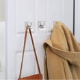 thumbnail image 4 of BAMAIA Hooks Heavy Duty Wall Hooks Waterproof Stainless Steel Hooks for Hanging Coat, Hat,Towel Robe Hook Rack Wall Mount- Bathroom and Bedroom 4-Packs, 4 of 8