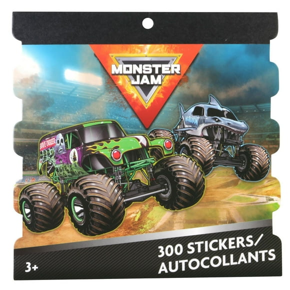 Livre d'autocollants 300CT Monster Jam Jumbo Diecut
