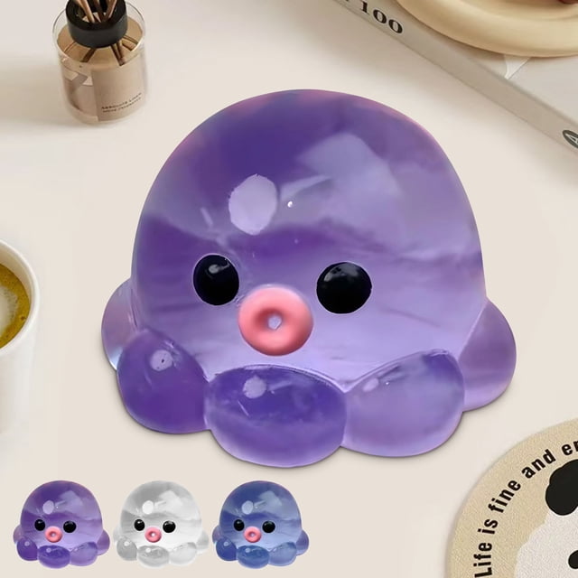 Lekihaqq Stress Ball Fidget Toy Stress Relief Squeeze Balls For Adults Kids Anxiety Relief Sensory Toy Cute Animal Shape Soft Stretchy Hand Exercise Relaxation Gift