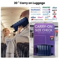 thumbnail image 5 of New York Xpress 20" Hardside Carry-on Luggage, Expandable Suitcase with Spinner Wheels, TSA-Approved, Navy -La13801, 5 of 10