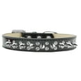 thumbnail image 3 of Dog, Puppy and Pet Ice Cream Collar, "Double Crystal  Clear Spikes", 3 of 10