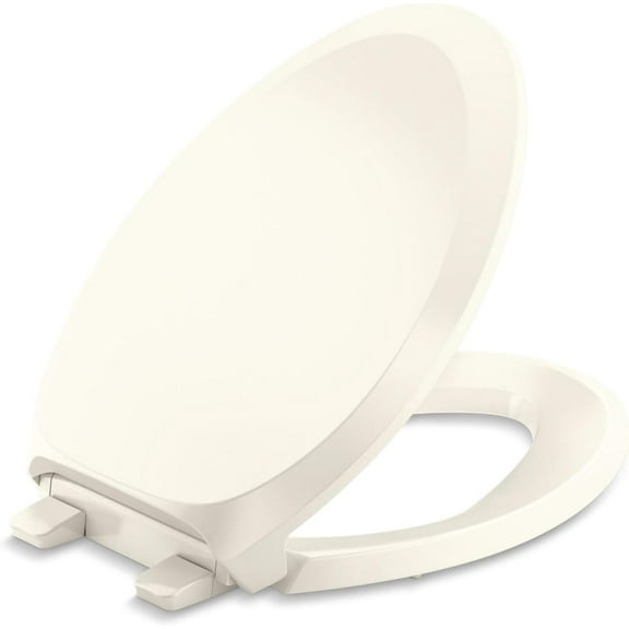 KOHLER French Curve Ready Latch Quiet-Close Elongated Toilet Seat