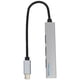 thumbnail image 3 of Concentrador USB de aleación de aluminio para oficina, portátil, adaptador de transferencia de expansión de 4 puertos, 3 of 5