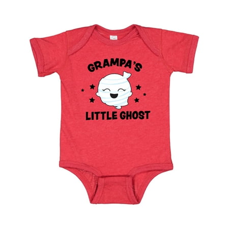 

Inktastic Cute Grampa s Little Ghost with Stars Gift Baby Girl Bodysuit