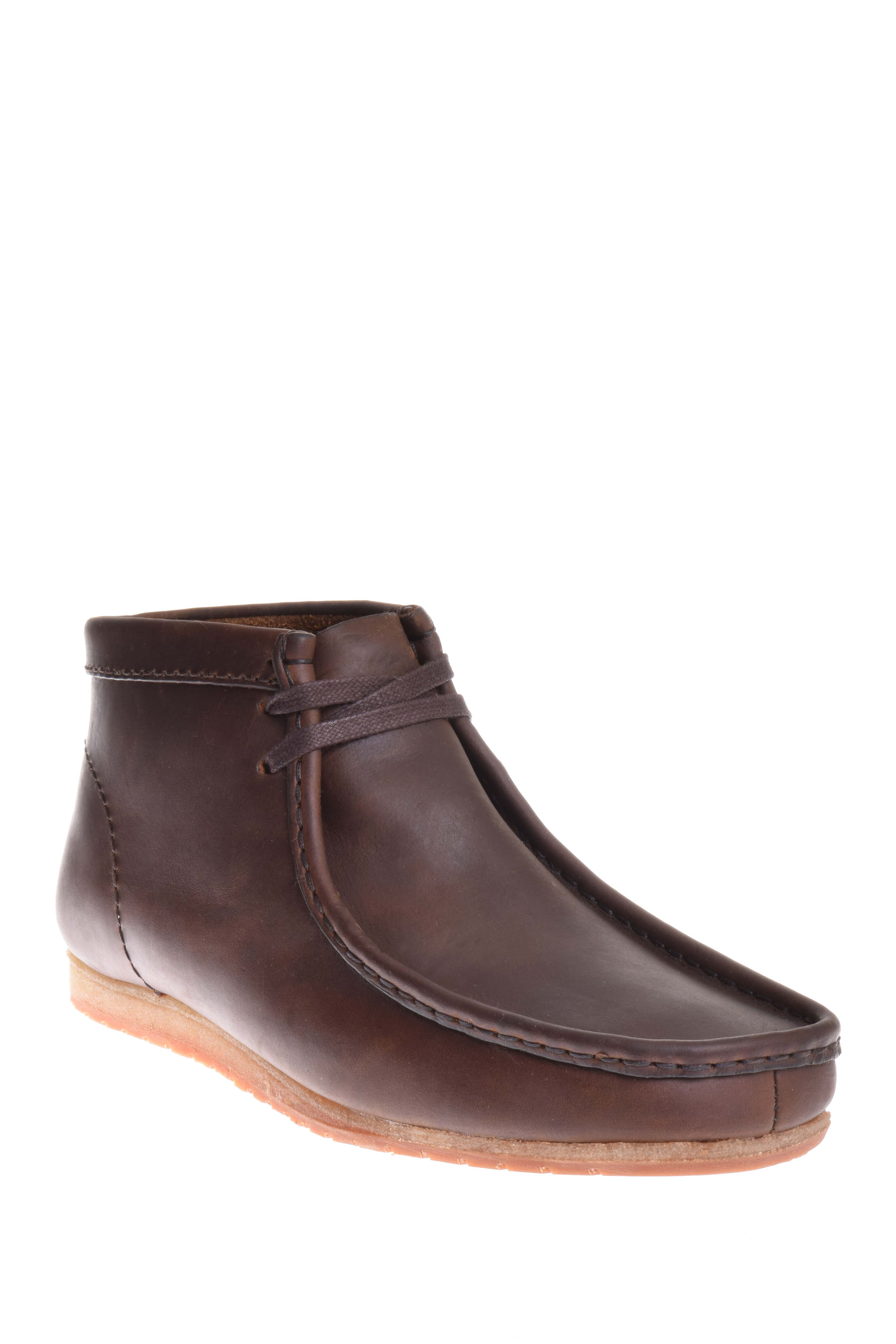 Clarks Men s Wallabee Step Boot Beeswax Walmart