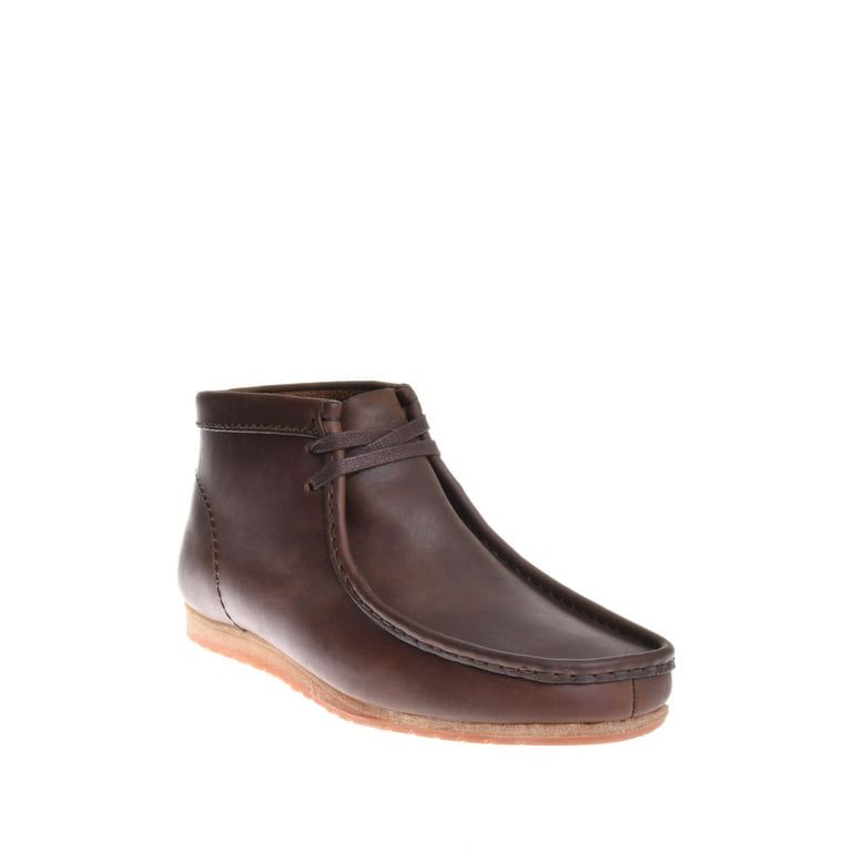 Clarks Men s Wallabee Step Boot Beeswax Walmart