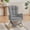 Grey, variant on 28" Teddy Modern Accent Chair, Comfy Reading Chair with Rocking, Modern Minimalist Sofa Chair with Metal Frame for Living Room Reading Corner, Grey
