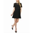 thumbnail image 3 of Ted Baker womens  Crepe Mini Dress, 2, Black, 3 of 5