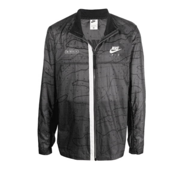 Men's Size Small - Nike Air Woven Unlined Jacket DN2112-060 Black/Wolf Grey