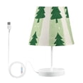 thumbnail image 2 of Christmas Trees Stripe Desk Lamp 3 Color Modes LED Table Lamp Nightstand Reading Light for Bedroom Living Room, 2 of 8