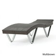thumbnail image 4 of Noble House San Marco KD Chaise Lounge in MultiBrown with Silver Legs, 4 of 13