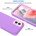 thumbnail image 4 of Tiflook for Moto G Power 2024 5G Case,3 in 1 Sturdy Phone Case for Samsung A15 5G, Shockproof Full Coverage Protective Cover Phone Case for Motorola Moto G Power (2024)6.7" Purple, 4 of 6