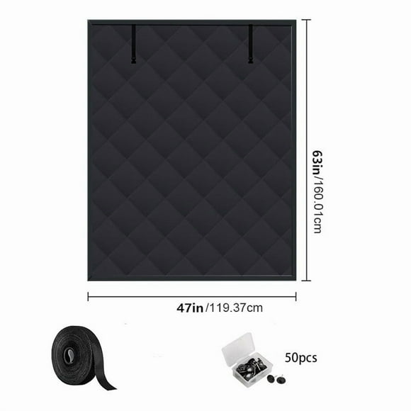Tauxra Insulated Window Cover Thermal Curtain Roll Up for Winter Summer, Heat Blocking Blackout Shade with Triple Layer Fabric, Easy Install for Home Kitchen Attic 130x170cm