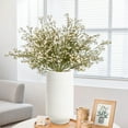 thumbnail image 3 of LuxenHome White Terracotta 16.1-Inch Tall Indoor and Outdoor Cylinder Vase, 3 of 7