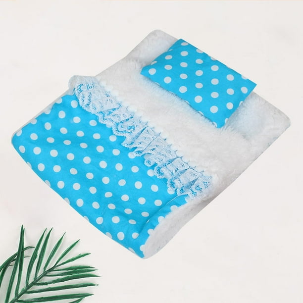 Juego de ropa de cama para munecas juego de simulacion accesorios de bricolaje mantas para munecas de bebe sabanas y almohadas para munecas de 15 D Walmart en linea