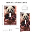thumbnail image 3 of Kdxio Cute Cloud Panda Decorator Light Switch or Receptacle Outlet Wall Plate Decorator Wall Plate Child Safe Outlet Cover-Style T, 3 of 6