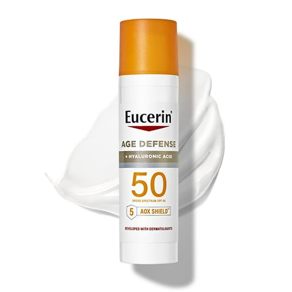 Loción de protección solar Eucerin Sun Age Defense SPF 50 75 ml