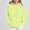 Yellow, variant on Viadha Womens Lightweight Hoodies Oversized Sweatshirts Solid Long Sleeves Drawstring Casual Hooded Sweatshirts ith Pockets