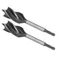 thumbnail image 3 of 4 Flute Cutting Drill, Hex Shank Drill Bit, Durable Practical Stable For Wood Panels Density Boards, 3 of 8