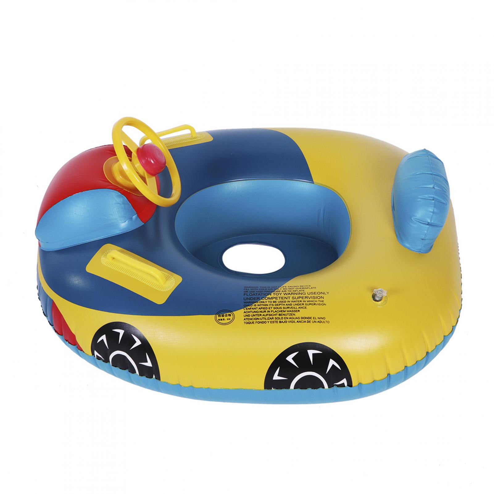 Baby Float Swimming Ring Toddler Childs Inflatable Rubber Ring Boat with Seat 