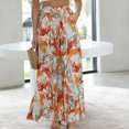 thumbnail image 1 of Printed Casual Pants Boho Style Ladies Oversized Pants Loose Fit Vacation Outfit, 1 of 7
