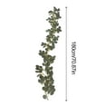 thumbnail image 3 of Artificial Vine Garland with 96 LED Fairy Lights & Timer - Outdoor Indoor Holiday Decor for Home Wall, Courtyard, Party, Wedding, Hanging Flower Garland, 1 Piece (180cm), 3 of 9