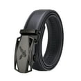 thumbnail image 1 of Cinturón de negocios Sonducket Cuero sintético Elegante Negro 125cm, 1 of 6