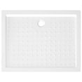 thumbnail image 5 of vidaXL Shower Base Tray with Dots Skid Resistant Shower Receptor White ABS, 5 of 6