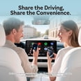 thumbnail image 2 of OTTOCAST Mini Slim, 2026 Upgrade 2in1 Wireless CarPlay & Android Auto Adapter, Plug & Play, WLAN Dual-Band 2.4G+5G, Auto Reconnect, Compatible with A, 2 of 8