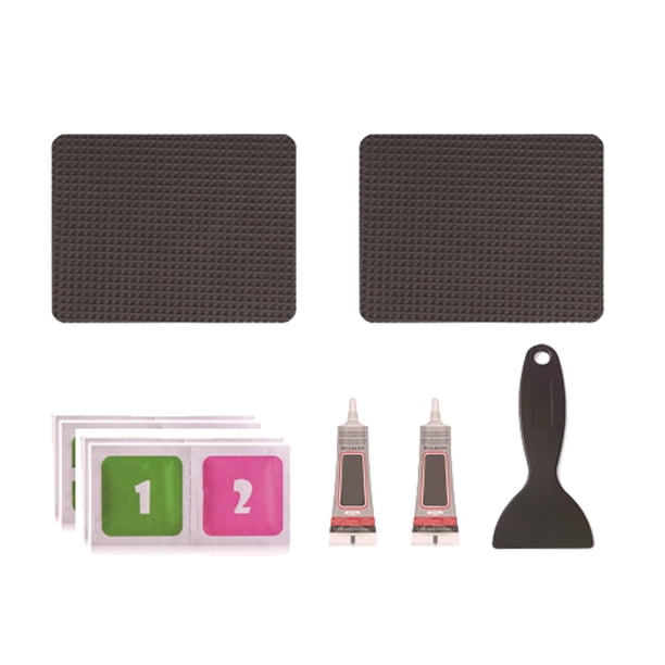 Kit de reparación de parches para trampolín Reparación duradera de un agujero o desgarro en la lona del trampolín Rectangular