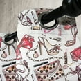 thumbnail image 4 of Ambesonne Fashion Grommet Curtain, Feminine Beauty Items, 50" x 63", Black Pink Tan, 4 of 6