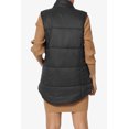 thumbnail image 2 of TheMogan Women's S~3X Basic Zip Up Puffer Padded Vest Sleeveless Quilted Gilet Jacket, 2 of 7