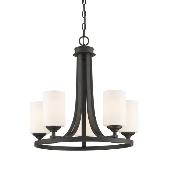 Z-Lite Bordeaux 5 Light Chandelier in Bronze