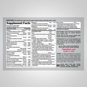 Mega Multi for Men 50 Plus | 200 Coated Caplets | Non-GMO, Gluten Free | By Piping Rock