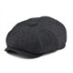 thumbnail image 1 of Sombrero plano ZHAOCHENG sombrero octogonal vintage negro, 1 of 4