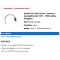 thumbnail image 2 of Brake Fluid Level Sensor Connector - Compatible with 1987 - 1992 Cadillac Brougham 1988 1989 1990 1991, 2 of 2