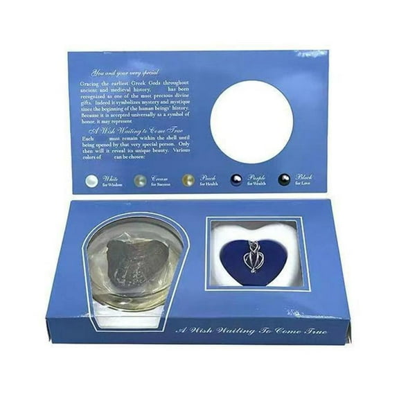 Wish Pearl Necklace Kit, Oysters with Pearls Inside, Pearl Cage Necklace, Pearl Necklace Kit, DIY Necklace Making Kit for Adults, Valentine's Day Surprise Gifts for Wife, Girlfriend, Mother