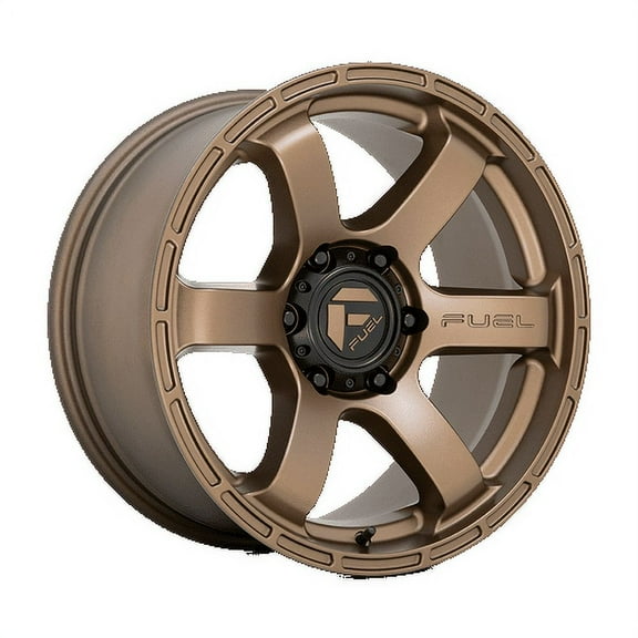 Fuel 1PC Aluminum Rim D768 RUSH 18X9in Matte Bronze Finish, D76818908957