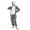 Dark Gray, variant on Tnhcen Grey Animal Onesie Pajamas for Adults, Hooded Flannel Kigurumi Sleepsuit, Cute Cartoon Costume Pajamas, Warm Fleece Unisex Sleepwear, Sizes S-XL