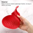 thumbnail image 4 of 2 piezas de soporte para cuchara de silicona, soporte para utensilios de cocina resistente al calor de 9,25" x 3,86", soporte para espátula y cucharón para encimera, color rojo, 4 of 5