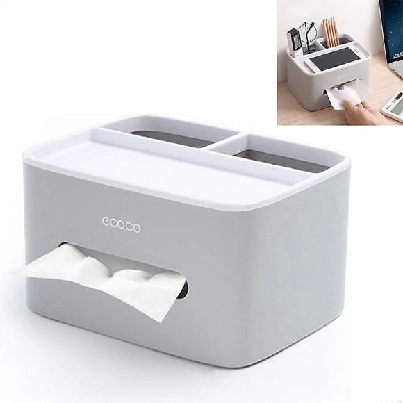 Multifunctional tissue box-gray-20.5*16*12cm-1 piece
