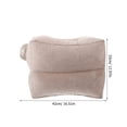 thumbnail image 4 of Repose-pieds Gonflable pour Avion sous Bureau Coussin Repose-Pieds Hauteur Réglable Repose-Pieds de Voyage, 4 of 8