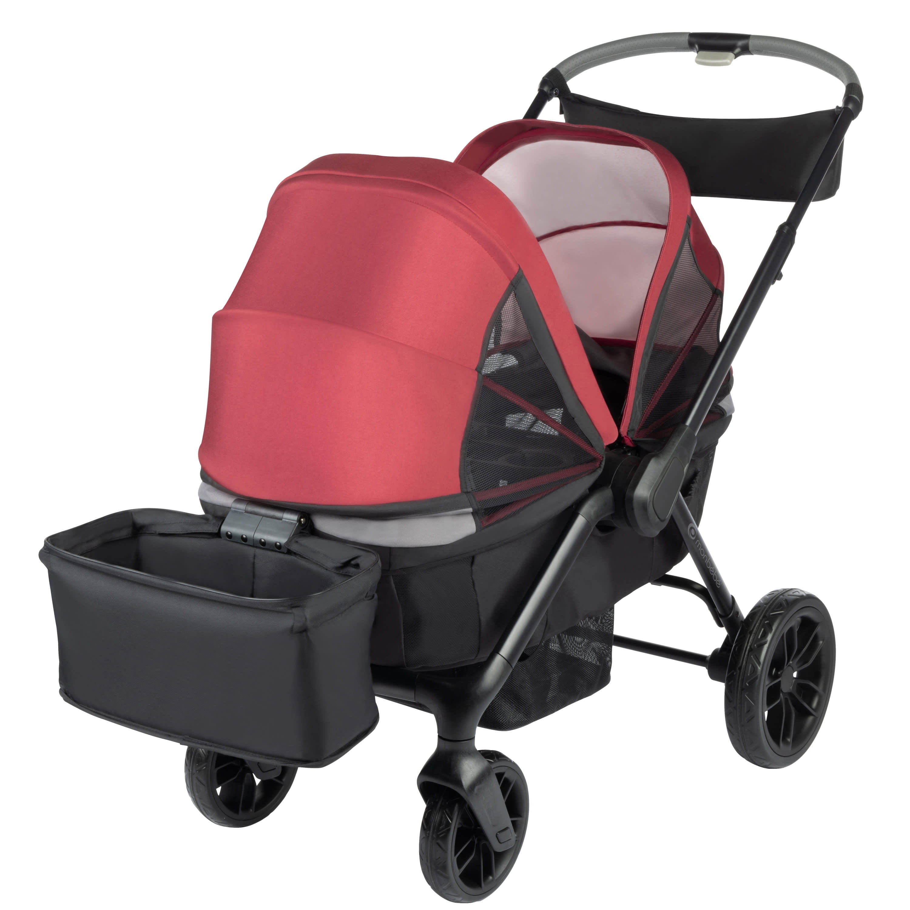 Monbebe Everyday Outings Wagon Stroller, Cardinal Red, Toddler, Unisex