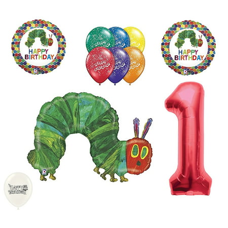 1st Birthday The Very Hungry Caterpillar Balloons Party Bouquet